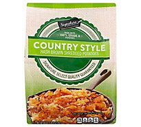 Signature SELECT Potatoes Shredded Hash Browns Country Style - 30 Oz
