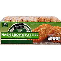Signature SELECT Hash Browns Patties Shredded Potatoes Lightly Seasoned 10 Count - 22.5 Oz - Image 2