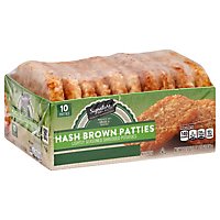 Signature SELECT Hash Browns Patties Shredded Potatoes Lightly Seasoned 10 Count - 22.5 Oz - Image 1