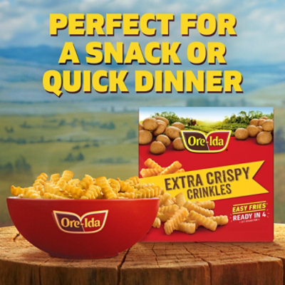 Ore-Ida Potatoes Extra Crispy Crinkles Easy Fries French Fried Potatoes - 4.75 Oz - Image 2