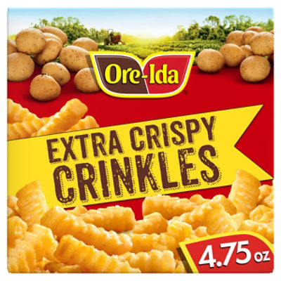 Ore-Ida Easy Fries Potatoes French Fried Golden Crinkles Extra Crispy - 4.75 Oz - Image 1