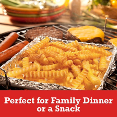 Ore-Ida Extra Crispy Seasoned Crinkles French Fries Fried Frozen Potatoes - 26 Oz - Image 4