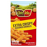 Ore-Ida Potatoes French Fried Seasoned Crinkles Extra Crispy - 26 Oz - Image 2