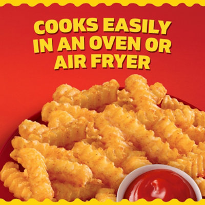 Ore-Ida Extra Crispy Seasoned Crinkles French Fries Fried Frozen Potatoes - 26 Oz - Image 4