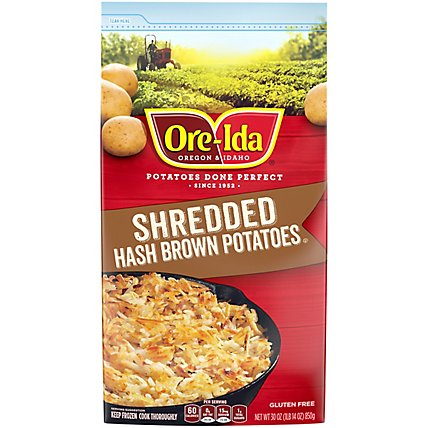 Ore-Ida Shredded Hash Brown Frozen Potatoes Bag - 30 Oz - Image 5