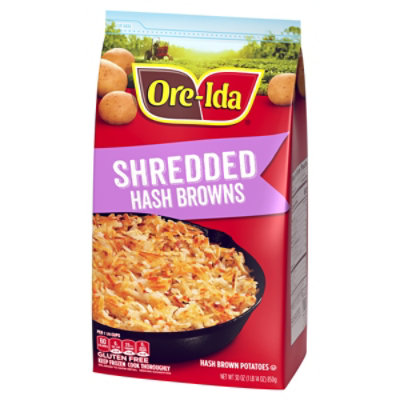 Ore-Ida Shredded Hash Brown Frozen Potatoes Bag - 30 Oz - Image 8