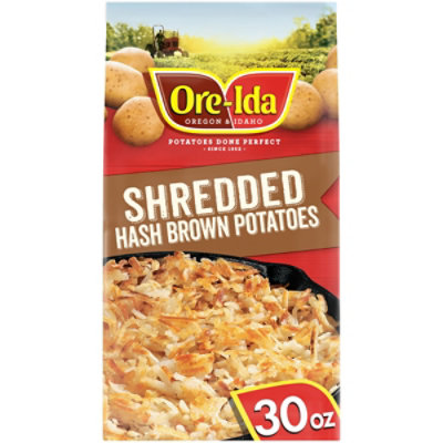 Ore-Ida Potatoes Hash Brown Shredded Gluten Free - 30 Oz