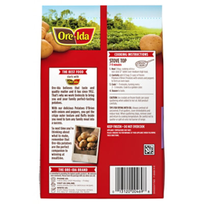 Ore-Ida Potatoes O'Brien with Onions & Peppers Frozen Potatoes - 28 Oz - Image 7