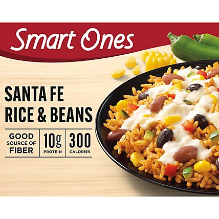 Smart Ones Santa Fe Rice & Beans Frozen Meal Box - 9 Oz - Image 1