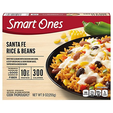 Smart Ones Delicious Mexican Flavors Meal Santa Fe Rice & Beans - 9 Oz