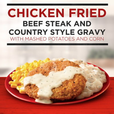 Banquet Chicken Fried Beef Steak Frozen Meal - 10 Oz - Image 2