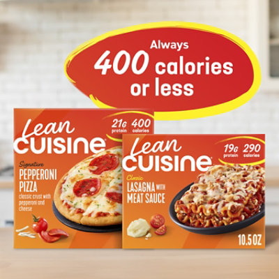 LEAN CUISINE Comfort Cravings Lasagna with Meat Sauce Frozen Entree box  - 10.5 Oz - Image 4