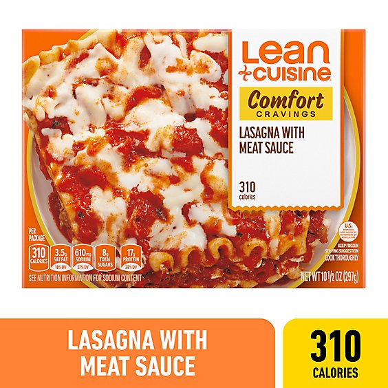 Lean Cuisine Favorites Lasagna With Meat Sauce Frozen Meal - 10.5 Oz
