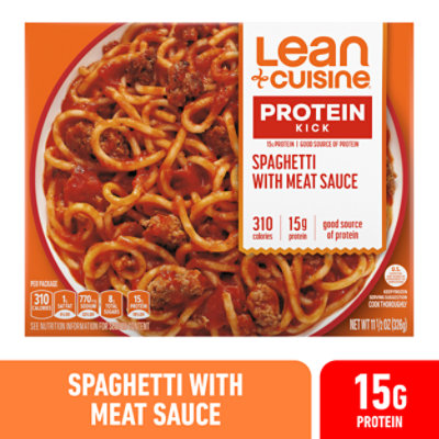 Lean Cuisine Spaghetti With Meat Sauce Frozen Entree Box  Oz - Safeway