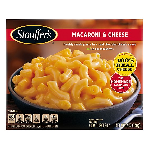 Stouffer's Macaroni And Cheese Frozen Meal - 12 Oz