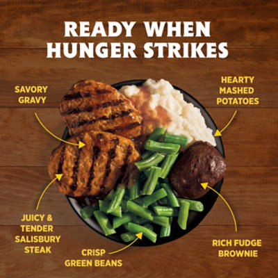 Hungry-Man Salisbury Steak Frozen Dinner - 16 Oz - Image 2