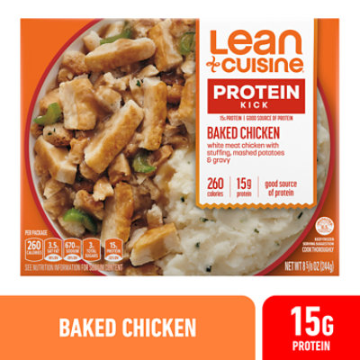 LEAN CUISINE Protein Kick Baked Chicken Frozen Entree - 8.625 Oz - Image 1