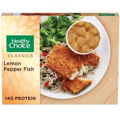 Healthy Choice Classics Complete Meals Lemon Pepper Fish Frozen Meal - 10.7 Oz - Image 1