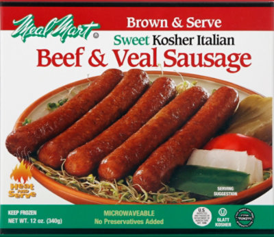 Meal Mart Sausage Beef And Veal - 12 Oz - Image 2
