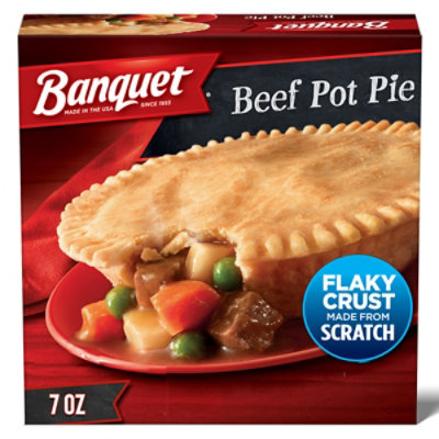 Banquet Frozen Beef Pot Pie - 7 Oz - Image 1