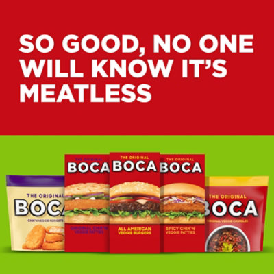 Boca Original Vegan Veggie Burgers Box - 4 Count - Image 5