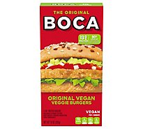 Boca Original Vegan Veggie Burgers Box - 4 Count
