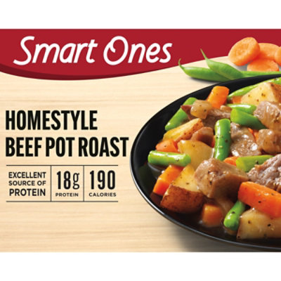 Smart Ones Homestyle Beef Pot Roast Frozen Meal Box - 9 Oz - Image 1