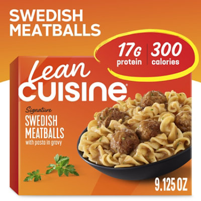 LEAN CUISINE Protein Kick Swedish Meatballs Frozen Entree Box - 9.125 Oz