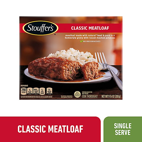 Stouffer's Classic Meatloaf Frozen Meal - 9.875 Oz