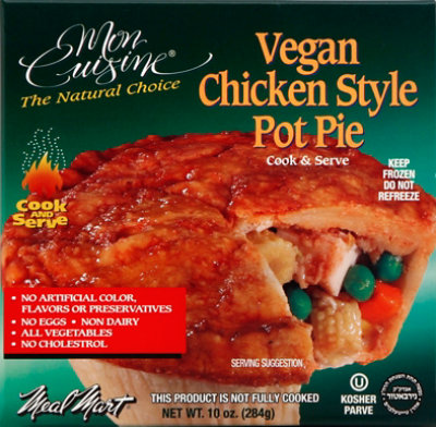 Meal Mart Pot Pie Vegetarian - 9 Oz - Image 2