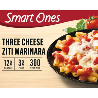 Smart Ones Three Cheese Ziti Pasta Marinara with Mozzarella Frozen Meal Box - 9 Oz - Image 1