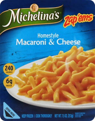 Michelinas Zap Ems Frozen Meal Macaroni & Cheese Homestyle - 7.5 Oz - Image 2