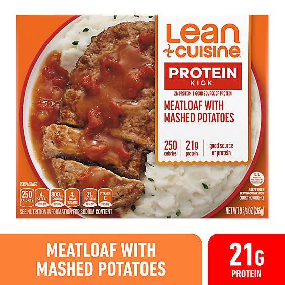 Lean Cuisine Features Meatloaf With Mashed Potatoes Frozen Meal - 9.37 Oz