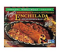 Amys Whole Meals Enchilada Dinner with Spanish Rice & Beans - 10 Oz