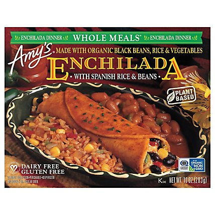 Amy's Black Bean Enchilada Whole Meal - 10 Oz - Image 1