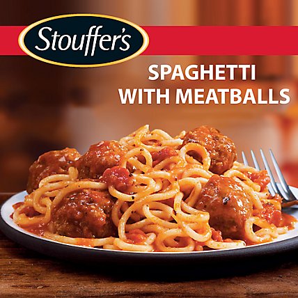 Stouffer's Spaghetti With Meatballs Frozen Meal - 12.625 Oz - Image 1
