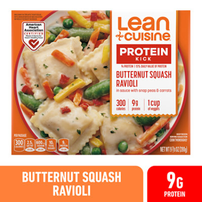 LEAN CUISINE Protein Kick Butternut Squash Ravioli Frozen Entree Box - 9.875 Oz - Image 1