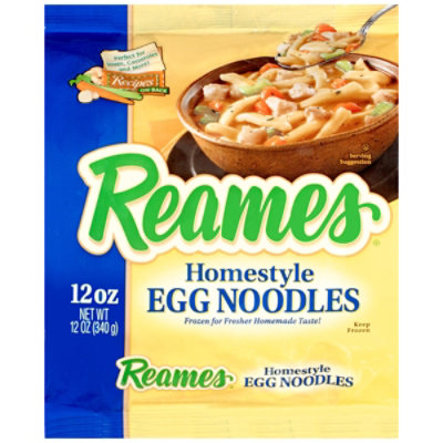 Reames Frozen Food Pasta Egg Noodles - 12 Oz - Image 4