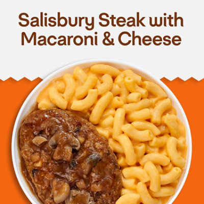 LEAN CUISINE Protein Kick Salisbury Steak With Macaroni And Cheese Frozen Entree Box - 9.5 Oz - Image 3