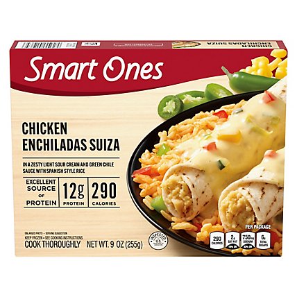 Smart Ones Delicious Mexican Flavors Meal Chicken Enchiladas Suiza - 9 Oz - Image 2