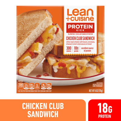 Lean Cuisine Features Chicken Club Panini Frozen Meal - 6 Oz