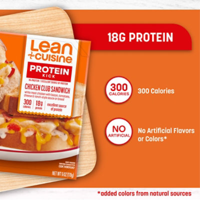 Lean Cuisine Features Chicken Club Panini Frozen Meal - 6 Oz - Image 4