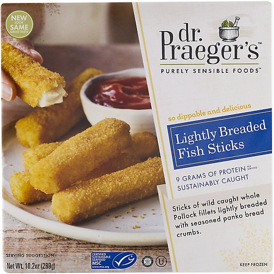 Dr Praeger Breaded Fish Stick - 13.0 Oz