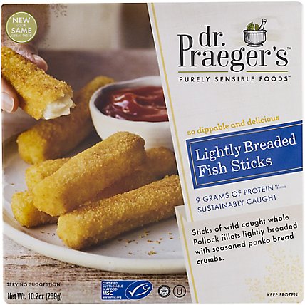 Dr Praeger Breaded Fish Stick - 13.0 Oz - Image 1