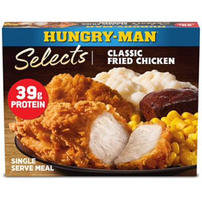 Hungry-Man Selects Classic Fried Chicken Frozen Meal - 16 Oz