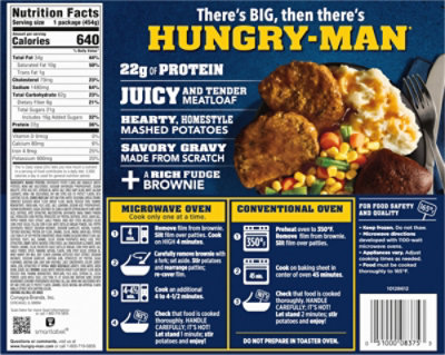 Hungry-Man Homestyle Meatloaf - 16.5 Oz - Image 6