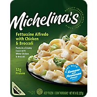 Michelinas Frozen Meal Fettuccine Alfredo With Chicken & Broccoli - 8 Oz - Image 2