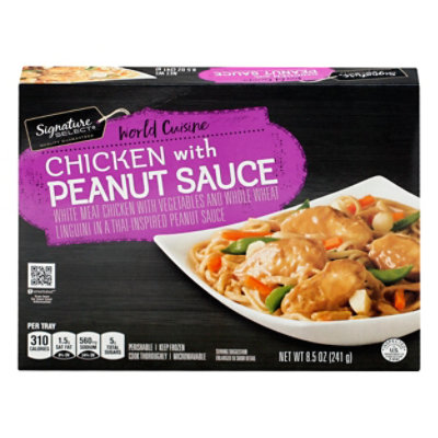 Signature SELECT Chicken With Peanut Sauce Frozen Meal - 9 Oz - Image 4