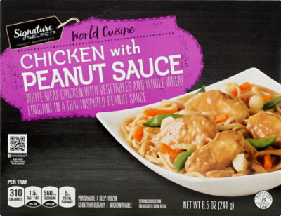 Signature SELECT Chicken With Peanut Sauce Frozen Meal - 9 Oz - Image 2