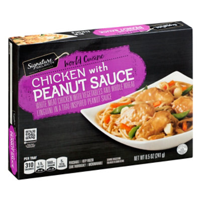 Signature SELECT Chicken With Peanut Sauce Frozen Meal - 9 Oz - Image 1